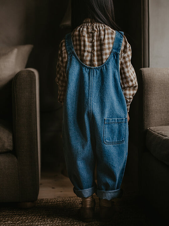 The Oversized Denim Dungaree